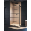 Radaway Modo X Black II Factory Walk-in fekete zuhanyfal 95