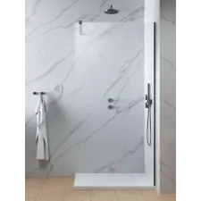 Radaway Modo X Brushed GunMetal II Walk-in szálcsiszolt fegyvermetál zuhanyfal 70 átlátszó kád, zuhanykabin