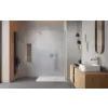 Radaway Modo X Brushed Nickel II Walk-in szálcsiszolt króm zuhanyfal 130 átlátszó