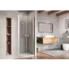 Radaway Nes 8 DWD I zuhanyajtó 100 (50B+50J) átlátszó
