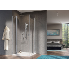 Radaway Nes 8 KDD II szögletes zuhanykabin 80x80 átlátszó kád, zuhanykabin