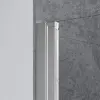 Radaway Nes 8 KDJ-B szögletes zuhanykabin 80x75 átlátszó balos