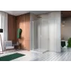 Radaway Nes 8 KDJ II szögletes zuhanykabin 110x100 átlátszó jobbos
