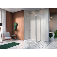 Radaway Nes 8 KDS II szögletes zuhanykabin 90x80 átlátszó jobbos kád, zuhanykabin