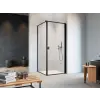 Radaway Nes Black KDJ I Frame szögletes fekete zuhanykabin 90x80 átlátszó jobbos