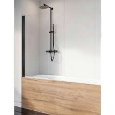 Radaway Nes Black PNJ I 90 kádparaván fekete balos 10011090-54-01L kád, zuhanykabin