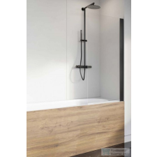 Radaway Nes Black PNJ I 90 kádparaván fekete jobbos 10011090-54-01R kád, zuhanykabin