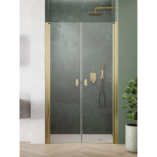 Radaway Nes Brushed Gold DWD I szálcsiszolt arany zuhanyajtó 90 kád, zuhanykabin