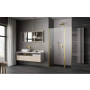 Radaway Nes Brushed Gold DWJ II szálcsiszolt arany zuhanyajtó 120J