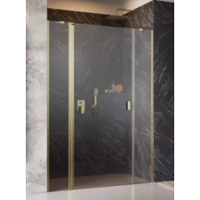 Radaway Nes Brushed Gold DWJS szálcsiszolt arany zuhanyajtó 140B kád, zuhanykabin