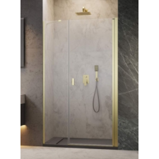 Radaway Nes Brushed Gold DWS szálcsiszolt arany zuhanyajtó 100J kád, zuhanykabin