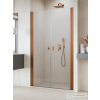 Radaway Nes DWD-I 90 zuhanyajtó, szálcsiszolt réz profil, 10027090-93-01