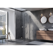 Radaway Nes KDD I szögletes zuhanykabin 80x90 átlátszó kád, zuhanykabin
