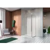 Radaway Nes KDS II szögletes zuhanykabin 90x90 átlátszó balos