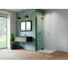 Radaway Nes Walk-in KDD-B 100 zuhanyfal, matt fekete profil, balos 10024100-54-01L