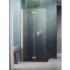 Radaway Nes Walk-in KDD-B 90 zuhanyfal, szálcsiszolt arany profil, balos 10024090-99-01L