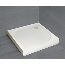 Radaway Paros C szögletes zuhanytálca előlappal 80x80 fehér, ajándék szifonnal kád, zuhanykabin