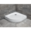 Radaway Patmos A 80x80 íves zuhanytálca ST 90 zuhanyszifonnal és levehető előlappal 4S88155-03