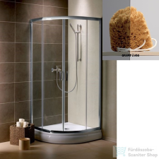 Radaway Premium Plus A 100x100 íves zuhanykabin króm/grafit 30423-01-05N kád, zuhanykabin