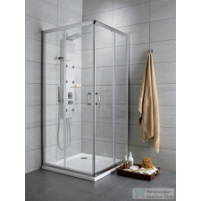 Radaway Premium Plus D 75x90 szögletes zuhanykabin króm/átlátszó 30433-01-01N kád, zuhanykabin