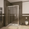 Radaway Premium Plus DWJ+S szögletes zuhanykabin 105x70 átlátszó