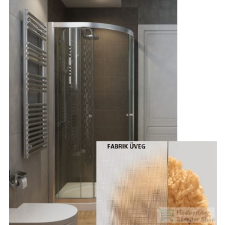 Radaway Projecta A 90x90 íves zuhanykabin, króm/fabrik kád, zuhanykabin