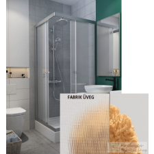 Radaway Projecta C 90x90 szögletes zuhanykabin, króm/fabrik kád, zuhanykabin
