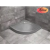 Radaway Radaway Doros Stone A magas zuhanytálca, antracit, előlappal, 90x90 cm, SDRA9090-05-64S