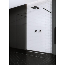 Radaway Radaway Modo New Black I 140 Walk-In zuhanyfal 388144-54-01 kád, zuhanykabin
