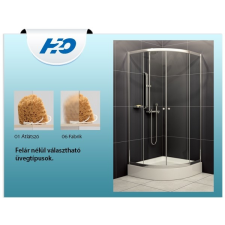 Radaway Radaway Projecta íves zuhanykabin, 80x80 cm, 34210-01-01M kád, zuhanykabin