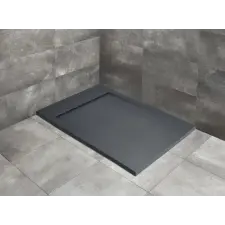 Radaway Teos F 120x70 műmárvány zuhanytálca antracit HTF12070-64 kád, zuhanykabin