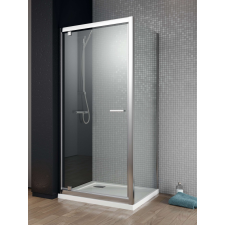 Radaway Twist DW+S szögletes zuhanykabin 80x100 átlátszó kád, zuhanykabin