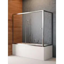 Radaway Vesta DWJ+S kádparaván 170x70 átlátszó kád, zuhanykabin