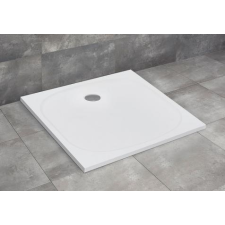  Radaway Zantos C szögletes lapos 80x80 műmárvány zuhanytálca szifonnal kád, zuhanykabin