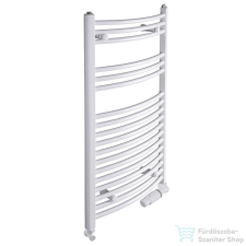 Radeco ADAMO AD6-500/L 1440x550 törölközőszárítós radiátor,fényes fehér fűtőtest, radiátor