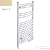 Radeco ADAMO AD7-600/L 1630x650 törölközőszárítós radiátor, SATURN 5 (matt krém) színben