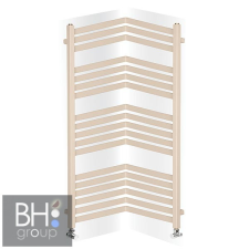 Radeco ALFA/BETA 5 törölközőszárítós csőradiátor, 1240x400/430 mm fűtőtest, radiátor