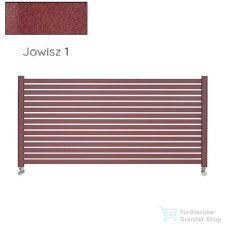 Radeco ALVO 1 350x1000 design radiátor,JOWISZ 1 (matt bordó) színben fűtőtest, radiátor