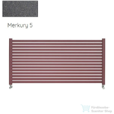 Radeco ALVO 1 350x1000 design radiátor,MERKURY 5 (metál sötétszürke) színben fűtőtest, radiátor