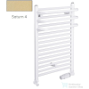 Radeco ARIA A1-350/1 490x385 törölközőszárítós radiátor, SATURN 4 (metál bézs) színben