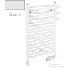 Radeco ARIA A1-400/1 490x435 törölközőszárítós radiátor, SATURN 2 (matt fehér) színben