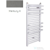 Radeco ARIA A3-600/2 870x635 törölközőszárítós radiátor, MERKURY 4 (metál szürke) színben