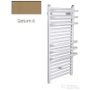 Radeco ARIA A4-600/2 1060x635 törölközőszárítós radiátor, SATURN 6 (matt homok) színben