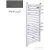 Radeco ARIA A5-600/2 1250x635 törölközőszárítós radiátor, MERKURY 5 (metál sötétszürke) színben
