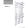Radeco ARIA A7-500/2 1630x535 törölközőszárítós radiátor, MERKURY 3 (metál világosszürke) színben