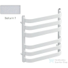 Radeco BILLY 1 595x530 törölközőszárítós radiátor, SATURN 1 (metál jégszürke) színben