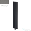 Radeco BORA 1200/21 1200x510 design radiátor, MERKURY 4 (metál szürke) színben