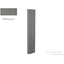 Radeco CAJA 3 1200x320 design radiátor, MERKURY 4 (metál szürke) színben fűtőtest, radiátor