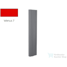 Radeco CAJA 4 1200x645 design radiátor, WENUS 7 (piros) színben fűtőtest, radiátor