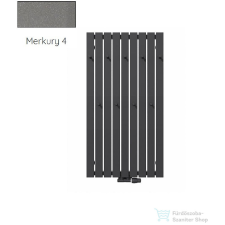 Radeco CALLE 4 1200x620 design radiátor akasztókkal, MERKURY 4 (metál szürke) színben fűtőtest, radiátor